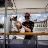 Booze and babes : you will catch everyone's attention on this hen do activity - Beerbike