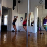 Get in the dancing mood before your hen party night out - Pole Dance Class
