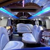 Lie back on the plush leather seats, sip champagne and enjoy the luxurious ride on your hen do - Hen Hummer Limo H2 Airport Transfer