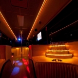 The ‘moving club’ has been made of a bus widely used in the communist time of Hungary - Party Bus