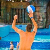 To make it more fun play water games with your girls on your hen weekend - Aquaworld