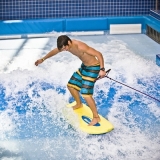 Tired of slides? Try one of the many other activites like surfing - Aquaworld